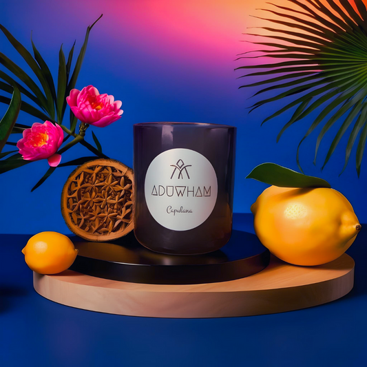 Capulana Candle – A Vibrant Tribute to Tradition and Tranquility