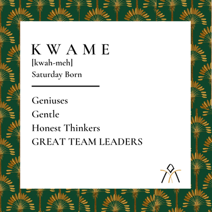 Kwame candle